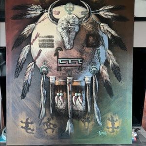 Native American Sand Art - beautiful conversation piece